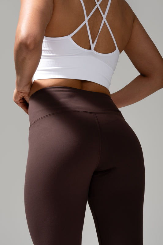 Liana brown High-Waist Leggings